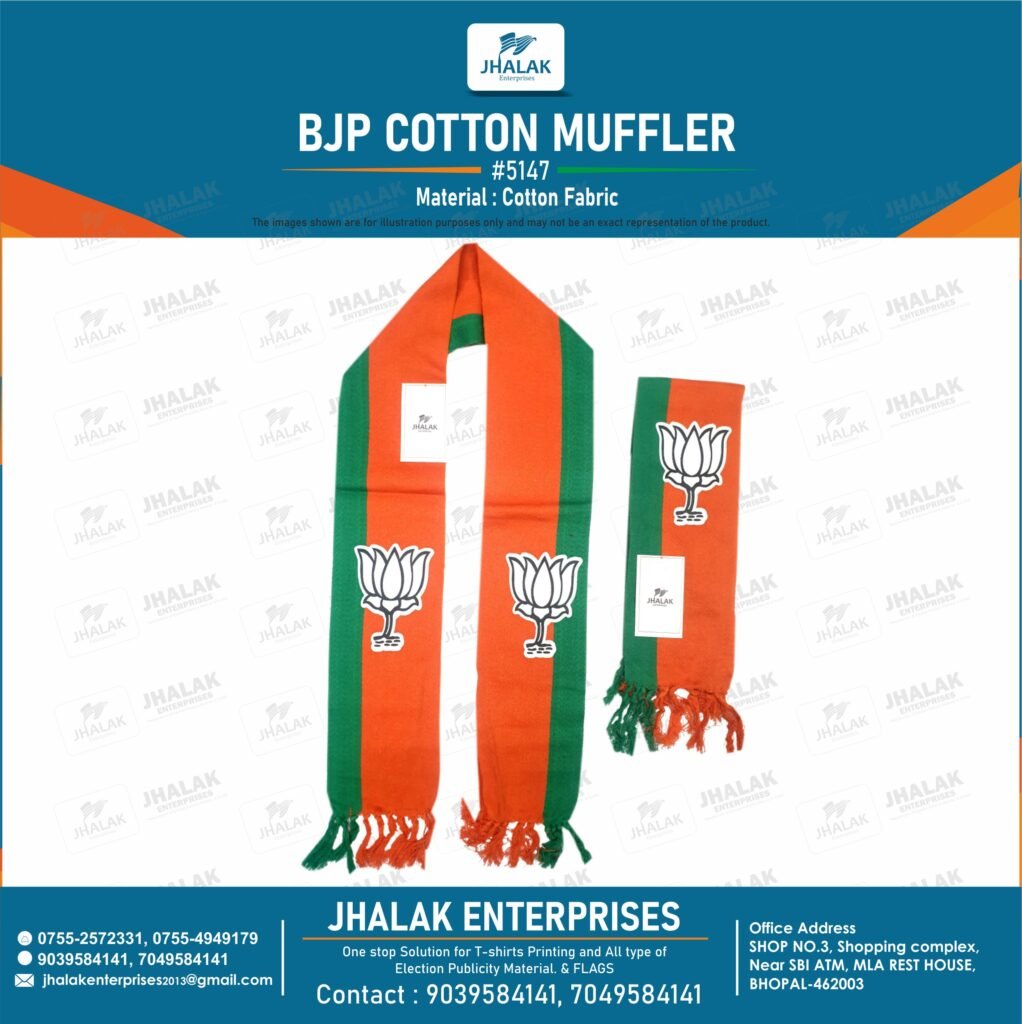 BJP Cotton Muffler