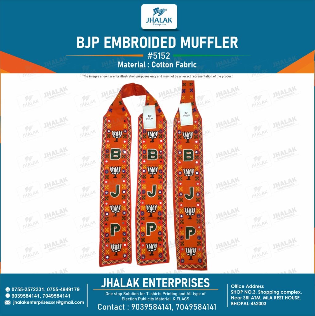 bjp velvet muffler 