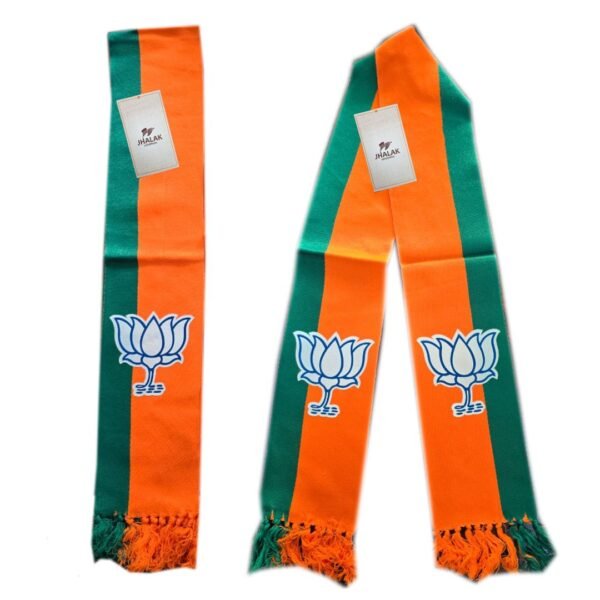 bjp muffler kamal print