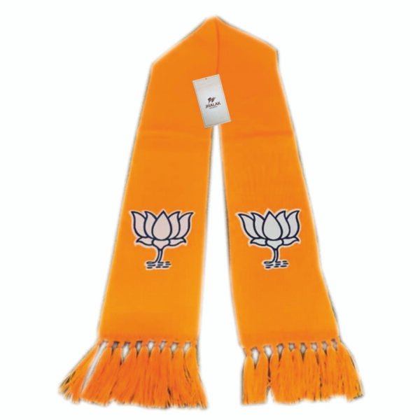 bjp orange scraf